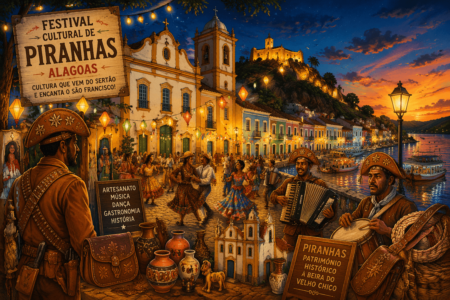 Festival Cultural de Piranhas 2026 - Tradição, Arte e Cultura às Margens do Velho Chico  