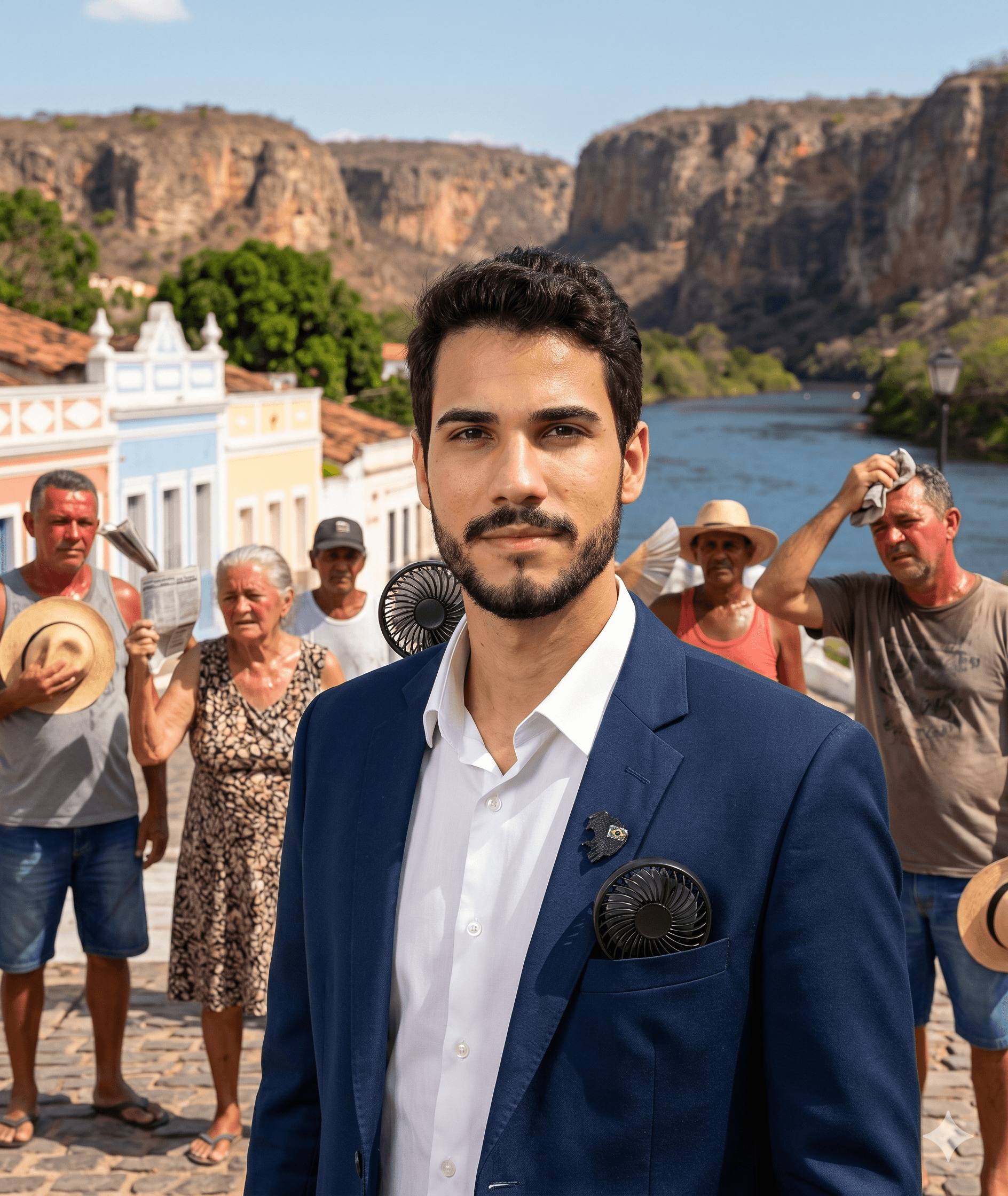 Prefeito Eraldo Proíbe o Calor: "A Partir de Hoje, a Temperatura Oficial é 22 Graus para Combinar com o Meu Blazer"